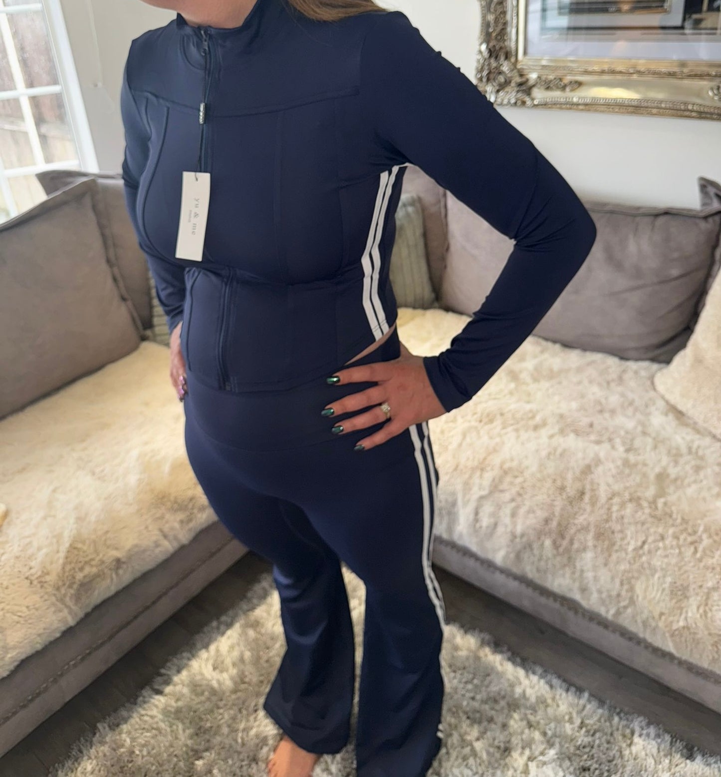 Women’s Tapered & Flared ActiveWear - Navy Blue