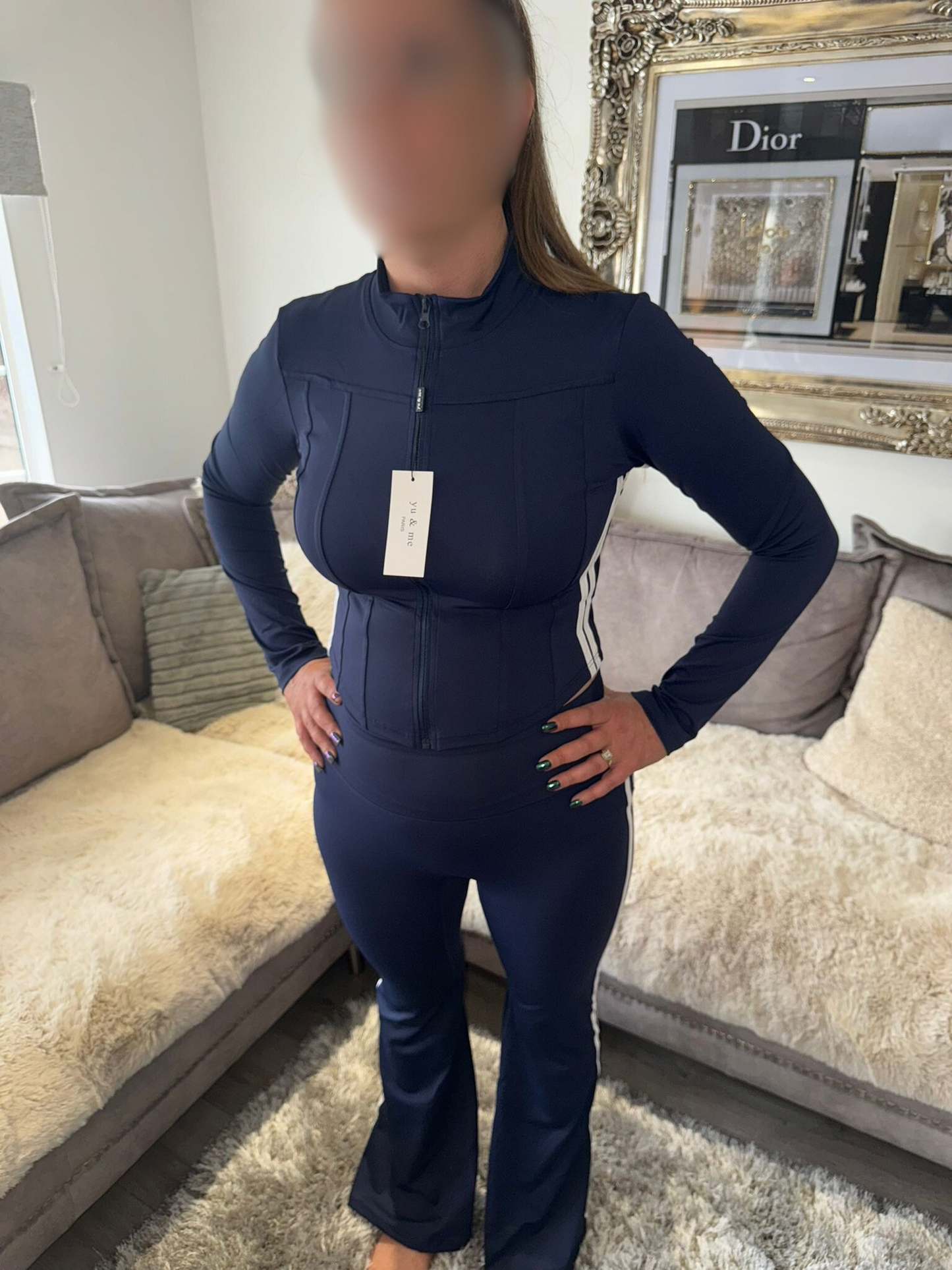 Women’s Tapered & Flared ActiveWear - Navy Blue