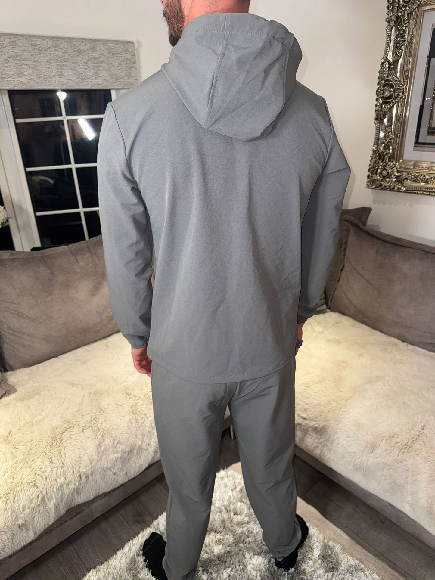 Under Armour Rival Fleece Tracksuit – Stone Grey