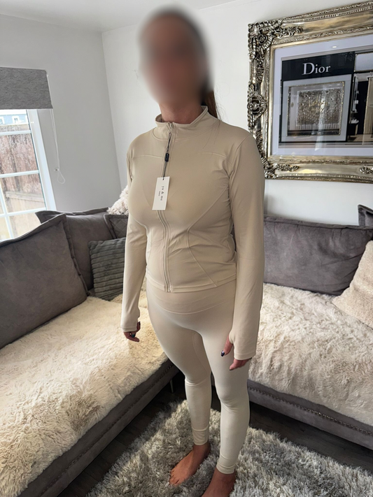 Women’s Beige Activewear Set
