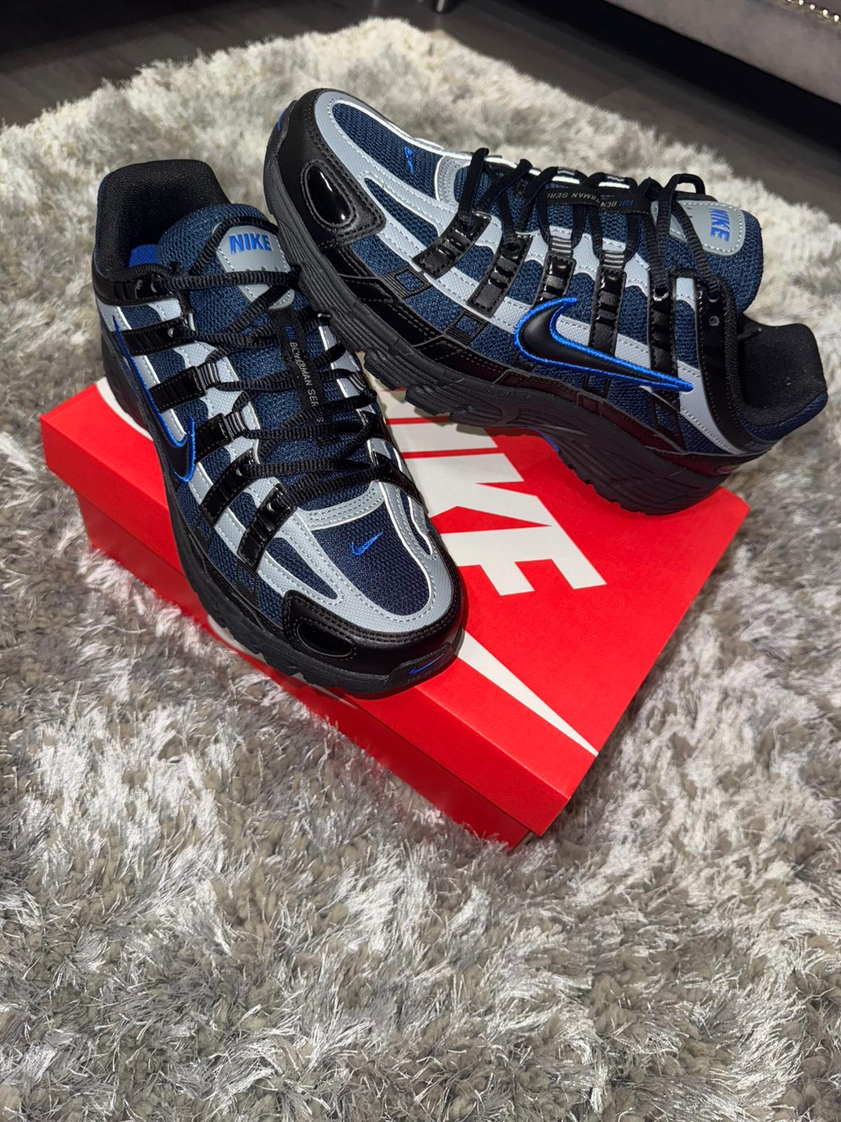 Nike P-6000 Trainers – Black/Blue/Grey