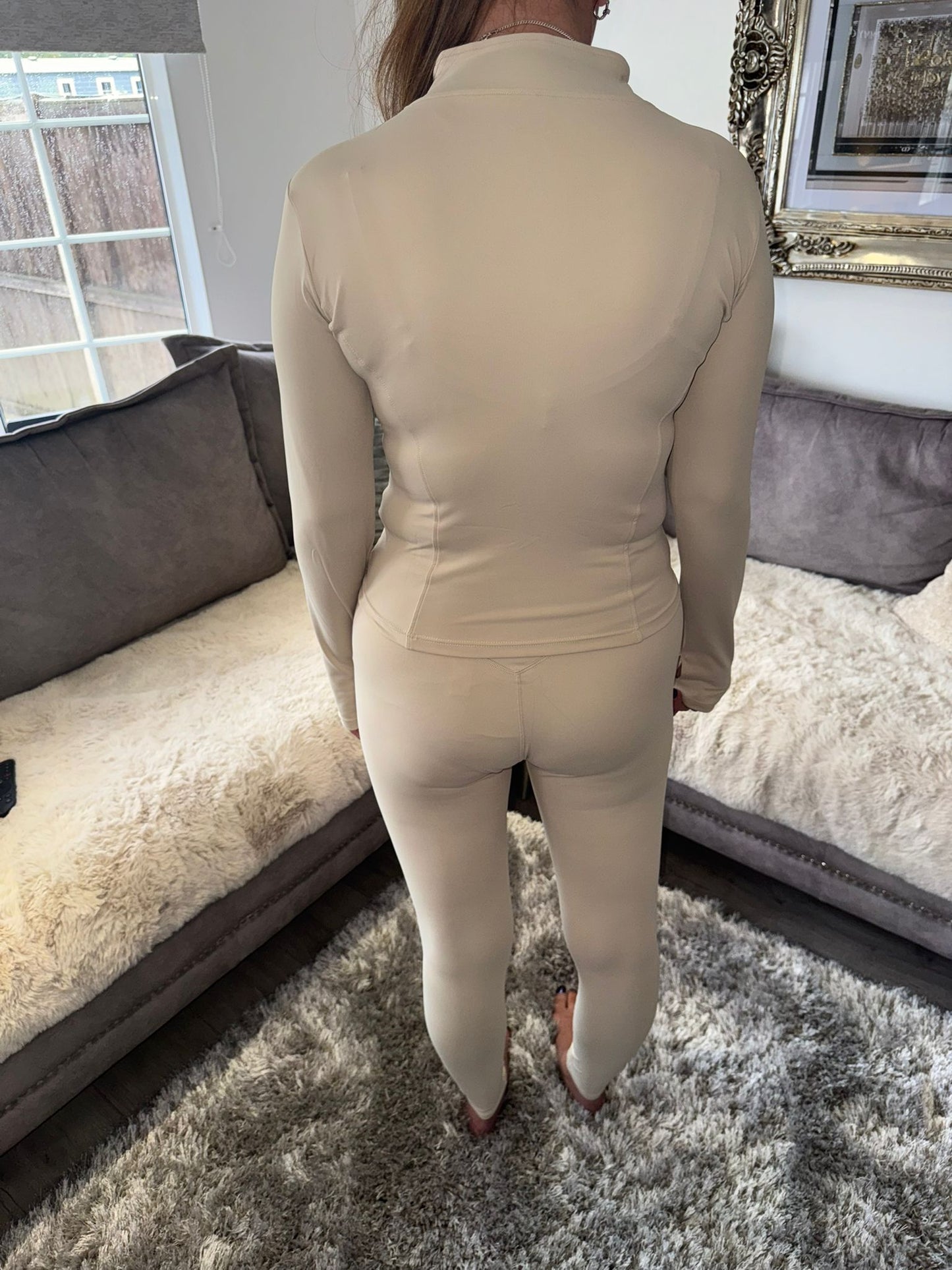 Women’s Beige Activewear Set