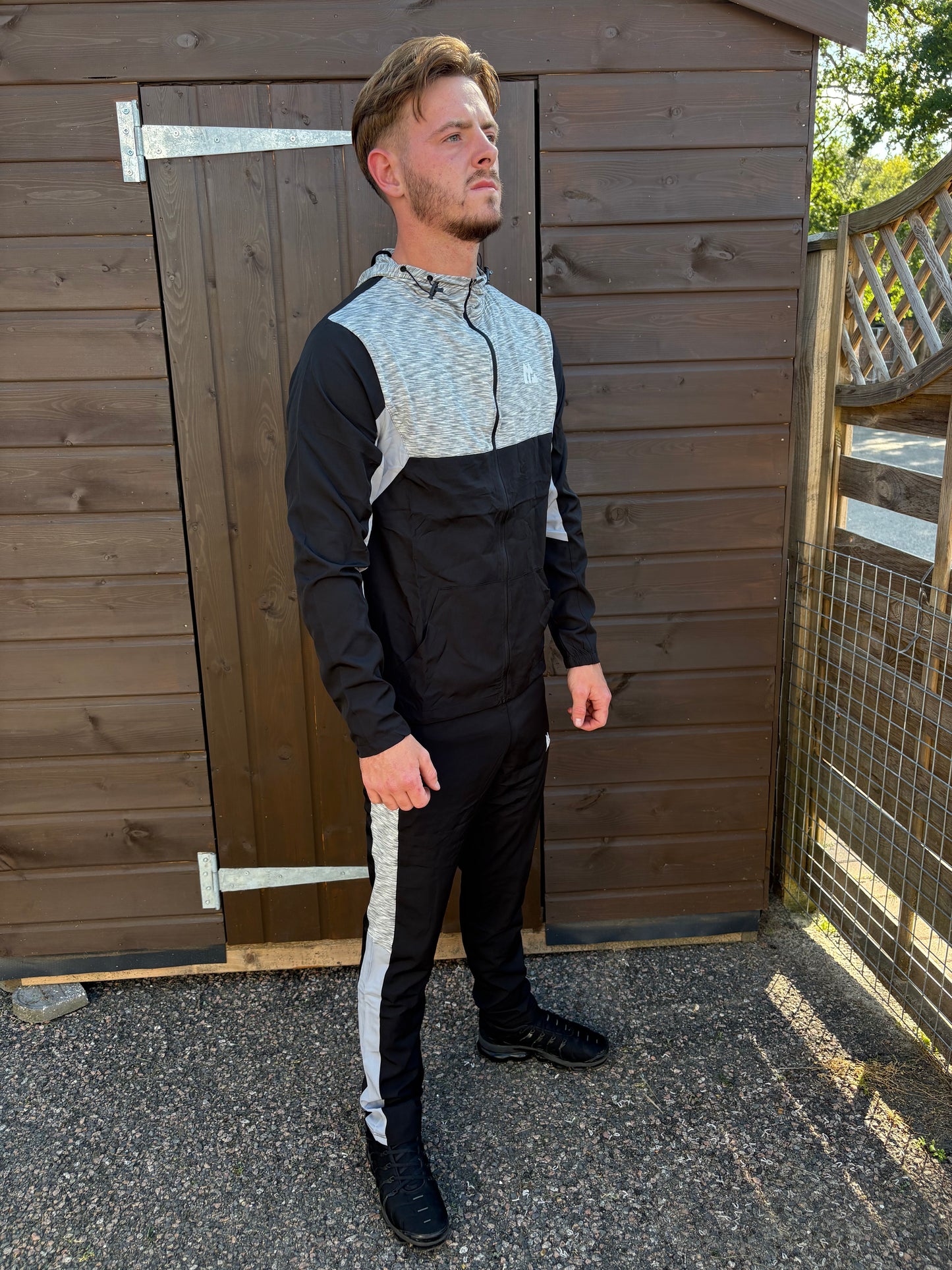 Montirex Full Tracksuit Men’s Grey/Black