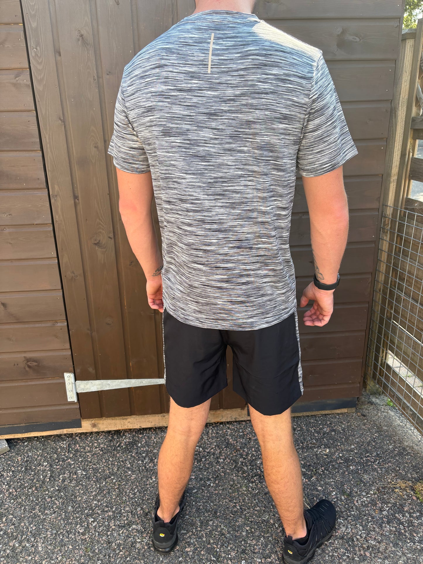 Montirex Performance Short Set – Black/Grey Marl