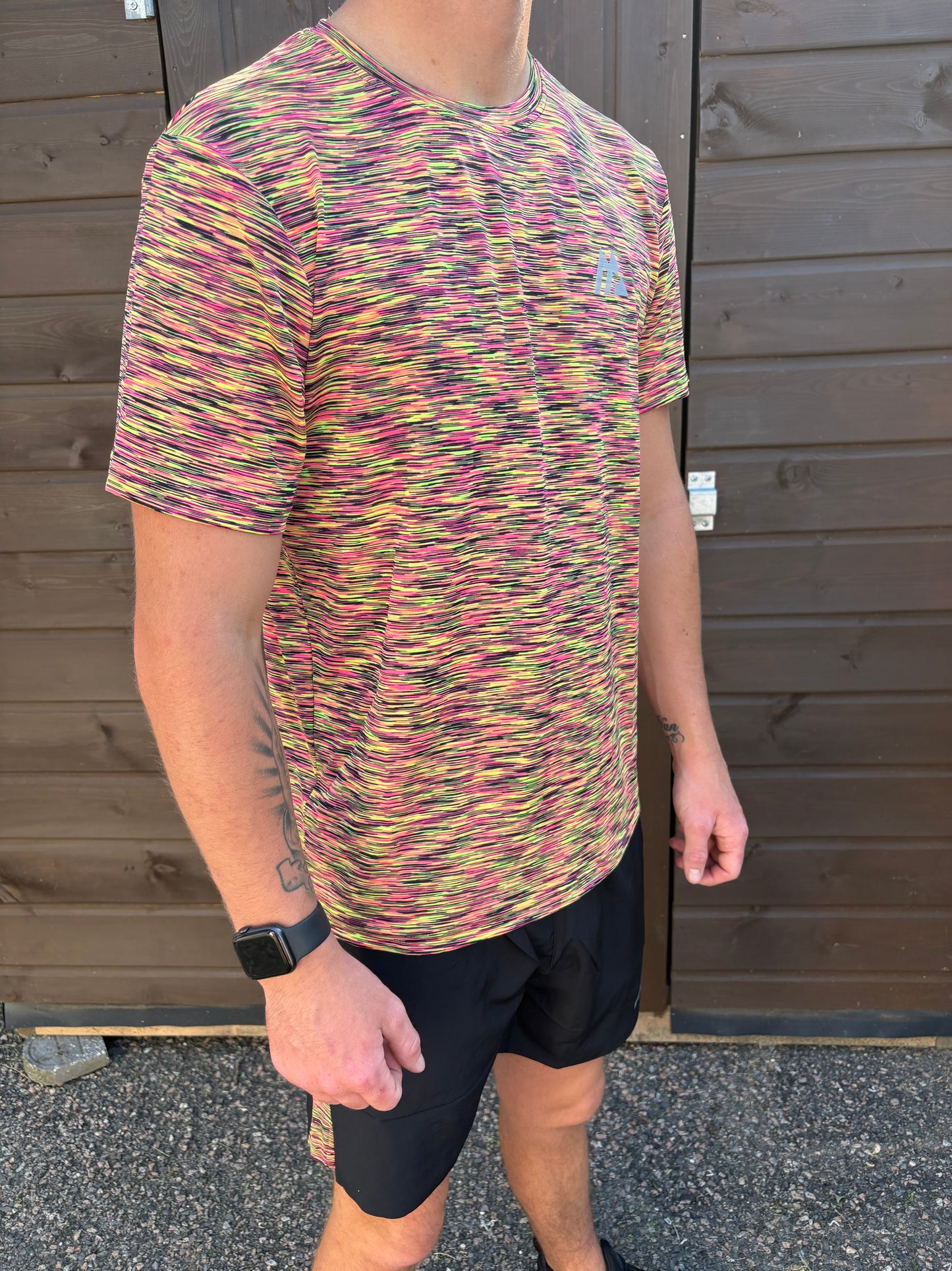 Montirex Performance Short Set – Black/Multicoloured