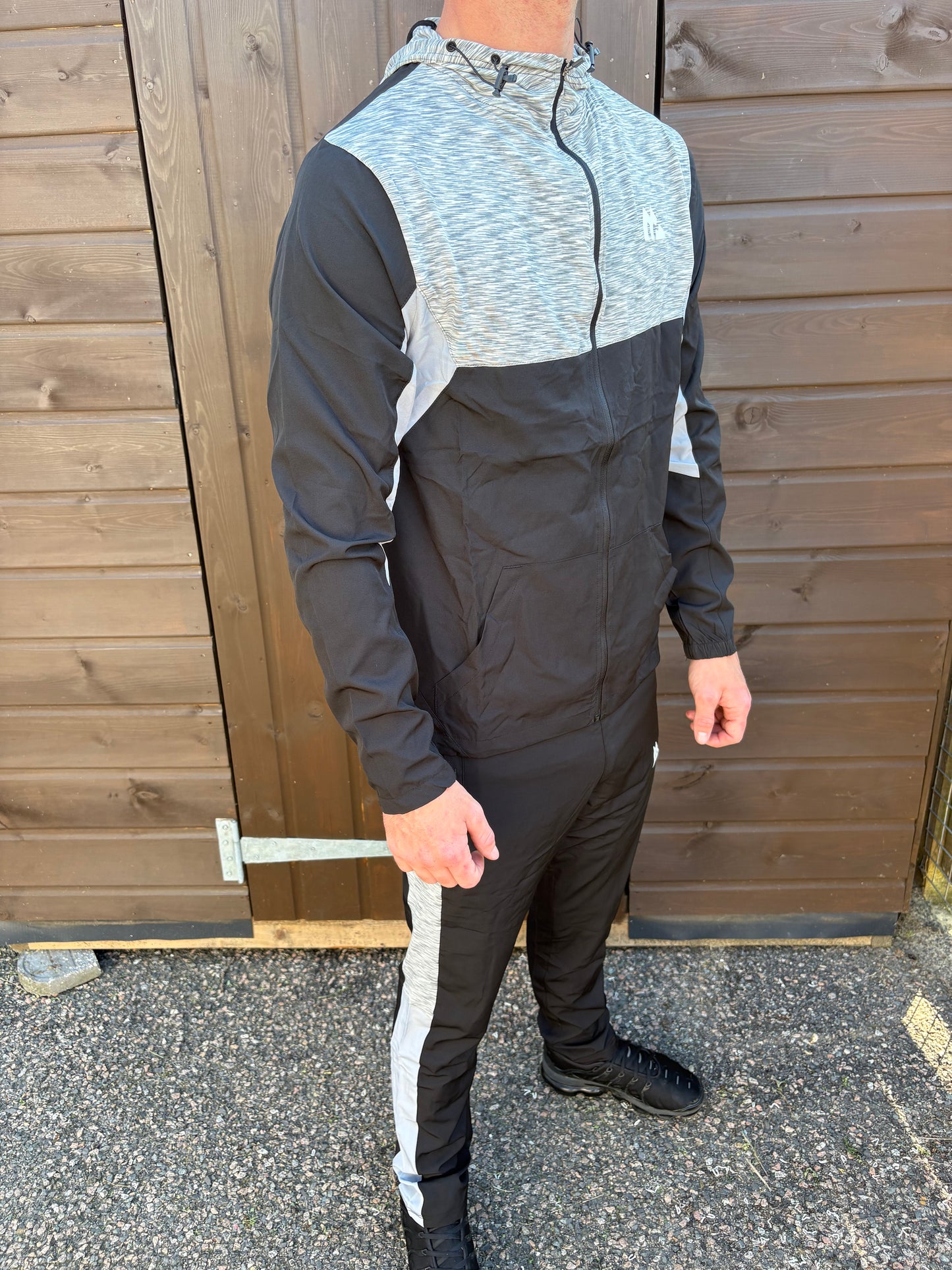 Montirex Full Tracksuit Men’s Grey/Black